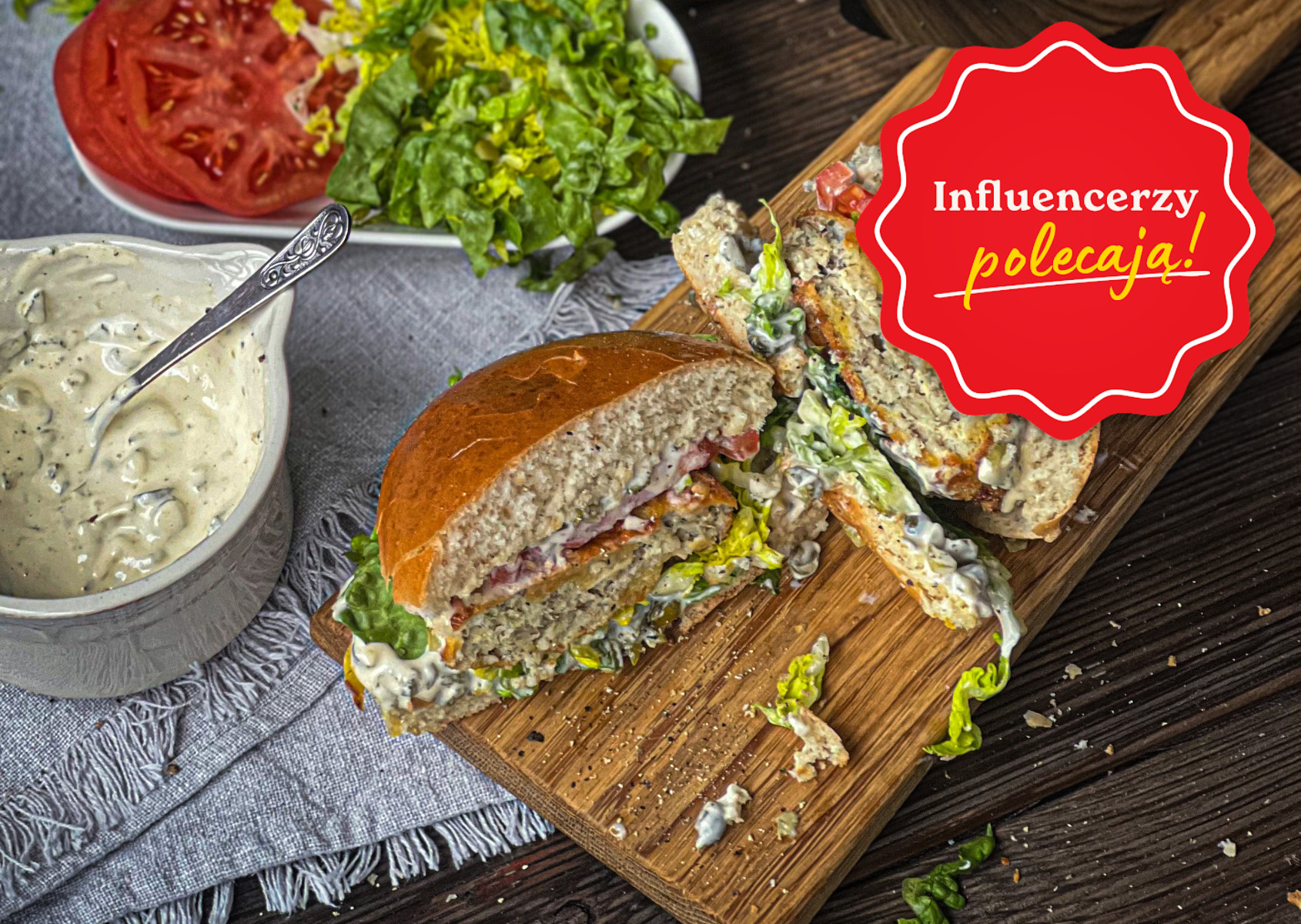 Fishburgery z sosem tatarskim