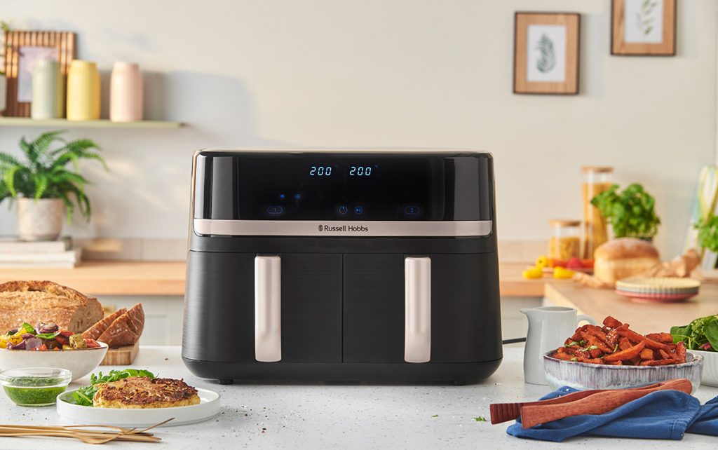 Satisfry Dual Basket Air Fryer 9L