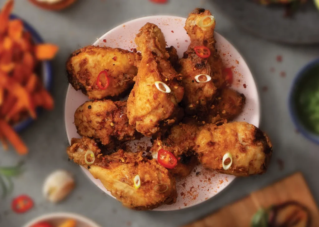 Udka lub pałki z frytkownicy beztłuszczowej - przepis